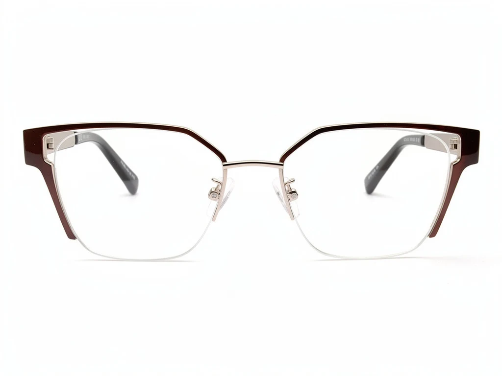 Cat-Eye Semi-rimless