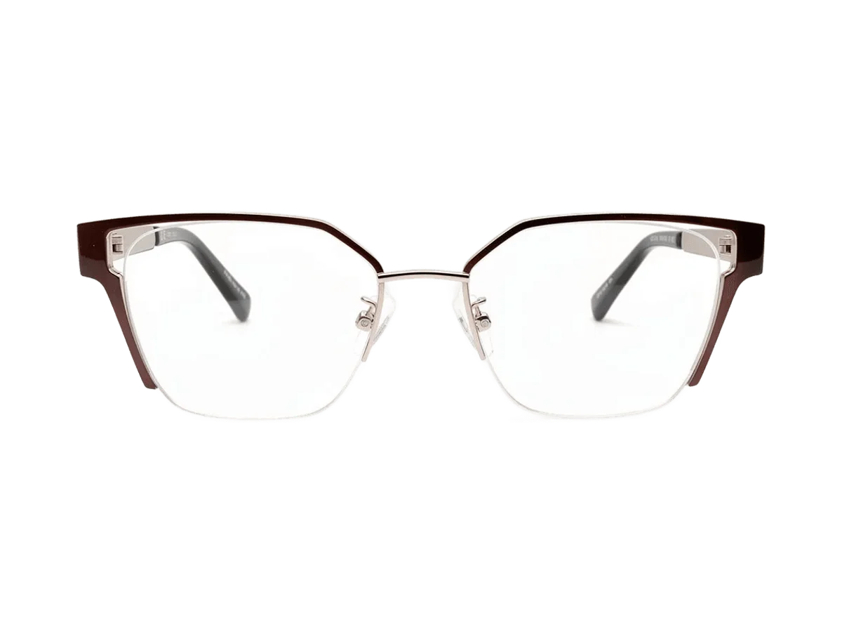 Cat-Eye Semi-rimless